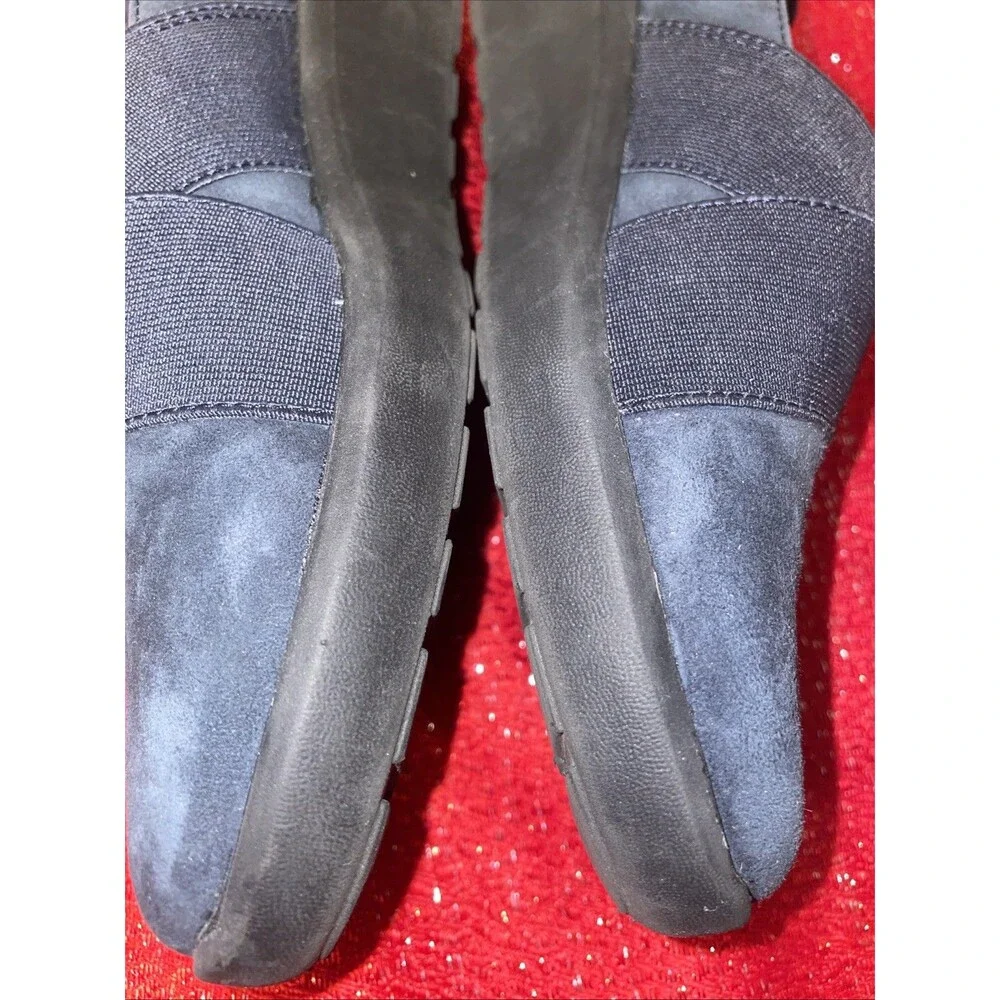 CLARKS Loafers Ultimate Comfort Slip-on Navy blue Shoes Wmns Sz 7M